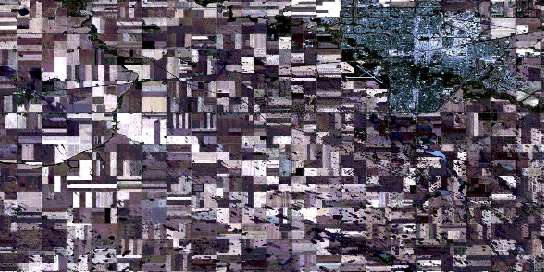 Air photo: Regina Satellite Image map 072I07 at 1:50,000 Scale