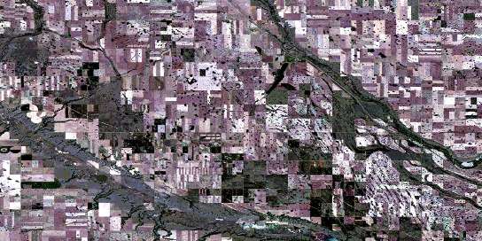 Air photo: Aylesbury Satellite Image map 072I13 at 1:50,000 Scale