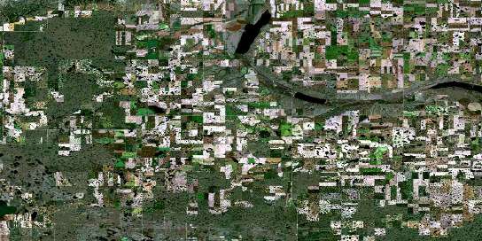 Air photo: Halvorgate Satellite Image map 072J10 at 1:50,000 Scale