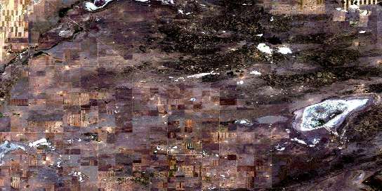 Air photo: Crane Lake Satellite Image map 072K03 at 1:50,000 Scale