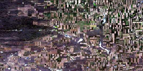 Air photo: Verlo Satellite Image map 072K07 at 1:50,000 Scale