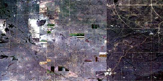 Air photo: Alderson Satellite Image map 072L06 at 1:50,000 Scale