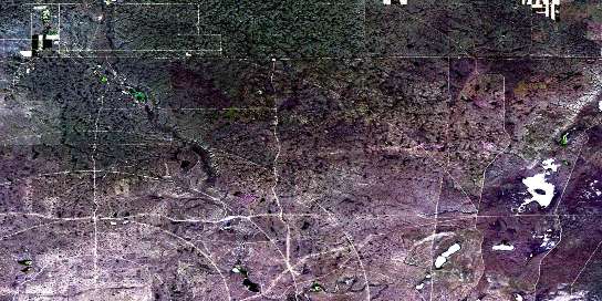Air photo: Easy Coulee Satellite Image map 072L10 at 1:50,000 Scale