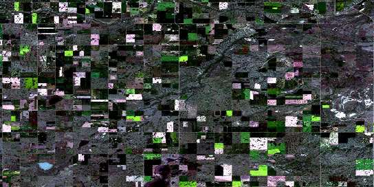 Air photo: Monitor Satellite Image map 072M15 at 1:50,000 Scale