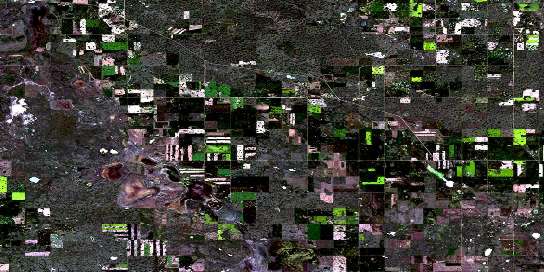Air photo: Grassy Island Lake Satellite Image map 072M16 at 1:50,000 Scale