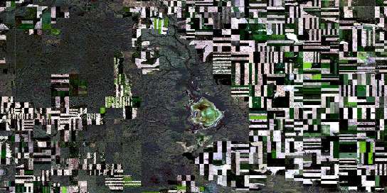 Air photo: Cabri Lake Satellite Image map 072N04 at 1:50,000 Scale
