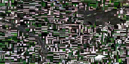 Air photo: Brock Satellite Image map 072N07 at 1:50,000 Scale