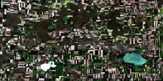Air photo: Tullis Satellite Image map 072O03 at 1:50,000 Scale