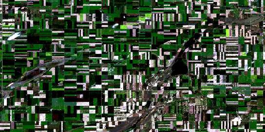 Air photo: Wiseton Satellite Image map 072O05 at 1:50,000 Scale