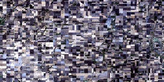 Watson Satellite Map 073A02 at 1:50,000 scale - National Topographic System of Canada (NTS) - Orthophoto