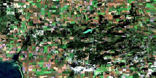 Air photo: St Brieux Satellite Image map 073A10 at 1:50,000 Scale