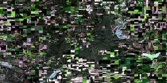Air photo: Biggar Satellite Image map 073B04 at 1:50,000 Scale