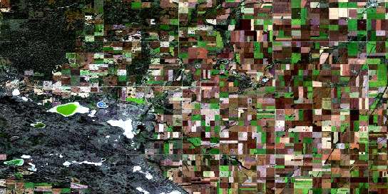 Air photo: Vera Satellite Image map 073C11 at 1:50,000 Scale
