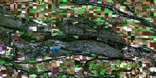 Air photo: Delmas Satellite Image map 073C15 at 1:50,000 Scale