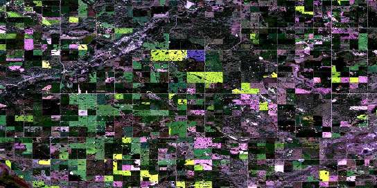 Air photo: Brownfield Satellite Image map 073D06 at 1:50,000 Scale