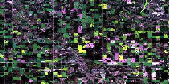 Air photo: Sedgewick Satellite Image map 073D13 at 1:50,000 Scale