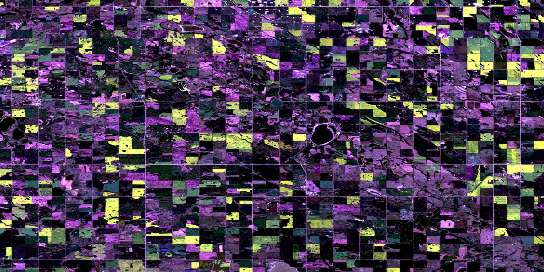 Clandonald Satellite Map 073E10 at 1:50,000 scale - National Topographic System of Canada (NTS) - Orthophoto