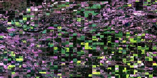 Air photo: Myrnam Satellite Image map 073E11 at 1:50,000 Scale