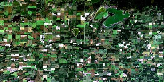 Medstead Satellite Map 073F08 at 1:50,000 scale - National Topographic System of Canada (NTS) - Orthophoto
