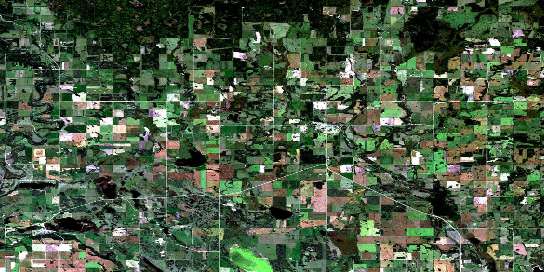 St Walburg Satellite Map 073F11 at 1:50,000 scale - National Topographic System of Canada (NTS) - Orthophoto