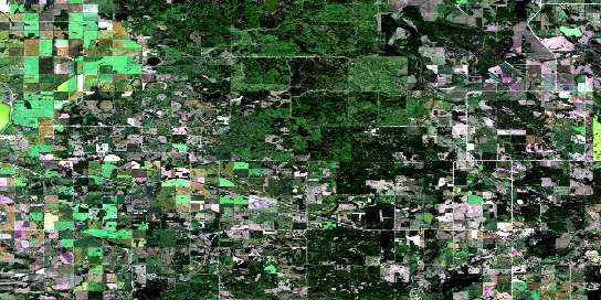 Mildred Satellite Map 073G06 at 1:50,000 scale - National Topographic System of Canada (NTS) - Orthophoto