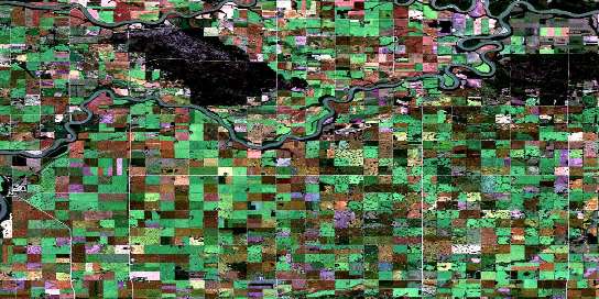 Air photo: Peonan Lake Satellite Image map 073H03 at 1:50,000 Scale