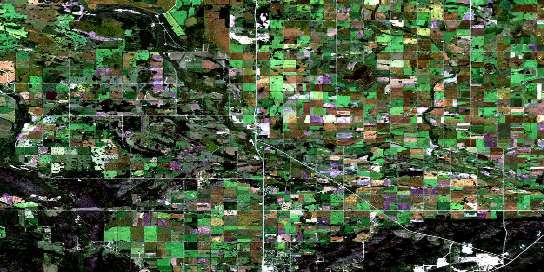 Air photo: Henribourg Satellite Image map 073H05 at 1:50,000 Scale