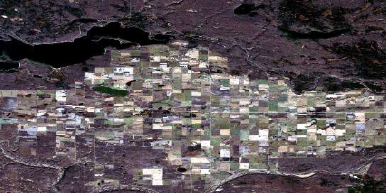 Goodsoil Satellite Map 073K06 at 1:50,000 scale - National Topographic System of Canada (NTS) - Orthophoto
