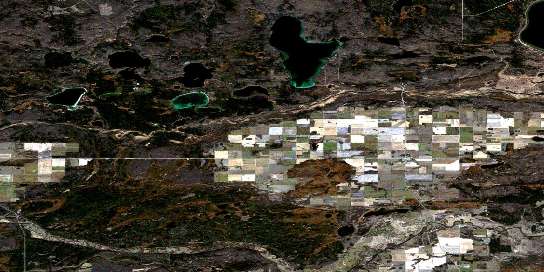 Air photo: Dorintosh Satellite Image map 073K07 at 1:50,000 Scale