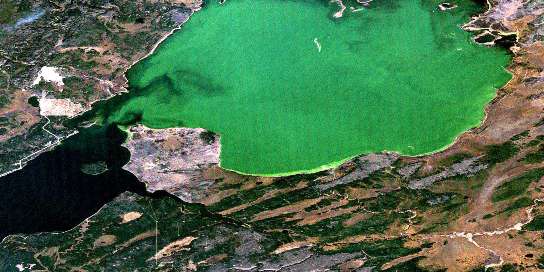 Air photo: Primrose Lake Satellite Image map 073K13 at 1:50,000 Scale