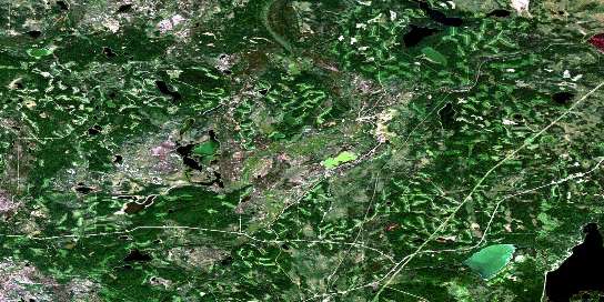 Air photo: Philomena Satellite Image map 073M04 at 1:50,000 Scale