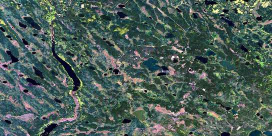 Air photo: Alstead Lake Satellite Image map 073O11 at 1:50,000 Scale