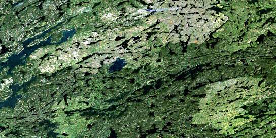 Forbes Lake Satellite Map 073P15 at 1:50,000 scale - National Topographic System of Canada (NTS) - Orthophoto