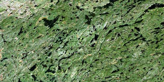 Pylypow Lake Satellite Map 074A05 at 1:50,000 scale - National Topographic System of Canada (NTS) - Orthophoto