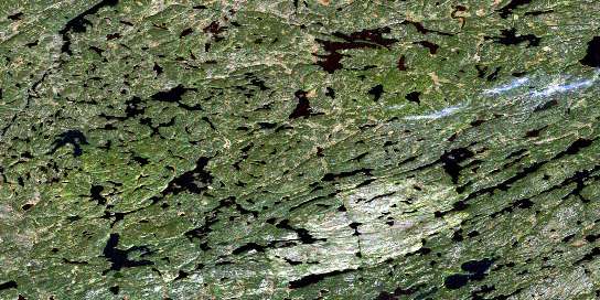 Air photo: Rottenstone Lake Satellite Image map 074A07 at 1:50,000 Scale