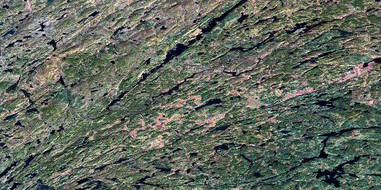 Air photo: Pendleton Lake Satellite Image map 074A15 at 1:50,000 Scale