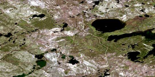 Air photo: Preston Lake Satellite Image map 074F06 at 1:50,000 Scale