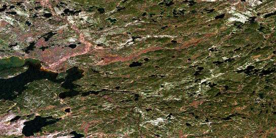 Air photo: Langley Lake Satellite Image map 074F07 at 1:50,000 Scale