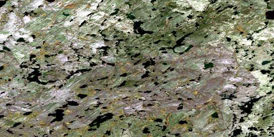Grassick Lake Satellite Map 074G01 at 1:50,000 scale - National Topographic System of Canada (NTS) - Orthophoto