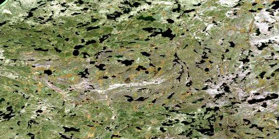 American Lake Satellite Map 074G02 at 1:50,000 scale - National Topographic System of Canada (NTS) - Orthophoto