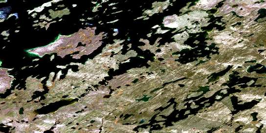 Air photo: Macintyre Lake Satellite Image map 074G08 at 1:50,000 Scale