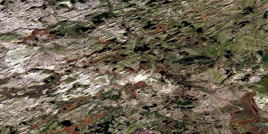 Air photo: Lisgar Lakes Satellite Image map 074G12 at 1:50,000 Scale