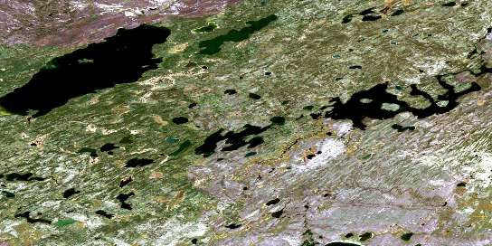 Air photo: Engemann Lake Satellite Image map 074G15 at 1:50,000 Scale