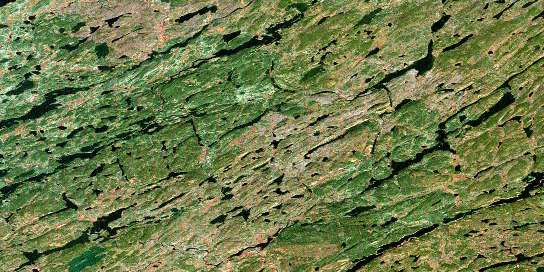 Alexander Lake Satellite Map 074H02 at 1:50,000 scale - National Topographic System of Canada (NTS) - Orthophoto