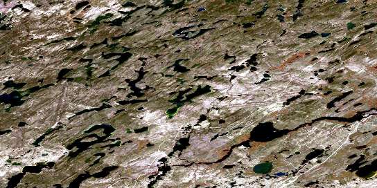 Air photo: Colquhoun Lake Satellite Image map 074H05 at 1:50,000 Scale