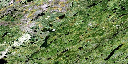 Air photo: Hodges Lake Satellite Image map 074H07 at 1:50,000 Scale