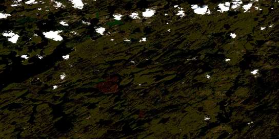Close Lake Satellite Map 074H15 at 1:50,000 scale - National Topographic System of Canada (NTS) - Orthophoto
