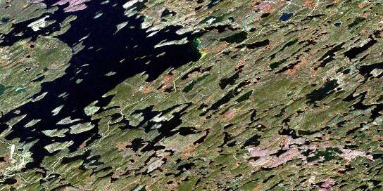 Air photo: Waterbury Lake Satellite Image map 074I01 at 1:50,000 Scale