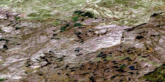Air photo: Nichol Lake Satellite Image map 074I03 at 1:50,000 Scale