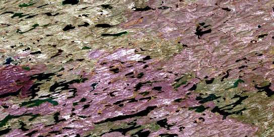 Air photo: Rumpel Lake Satellite Image map 074J07 at 1:50,000 Scale